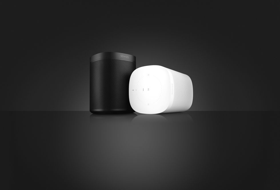 Photo of Sonos Black and White speakers