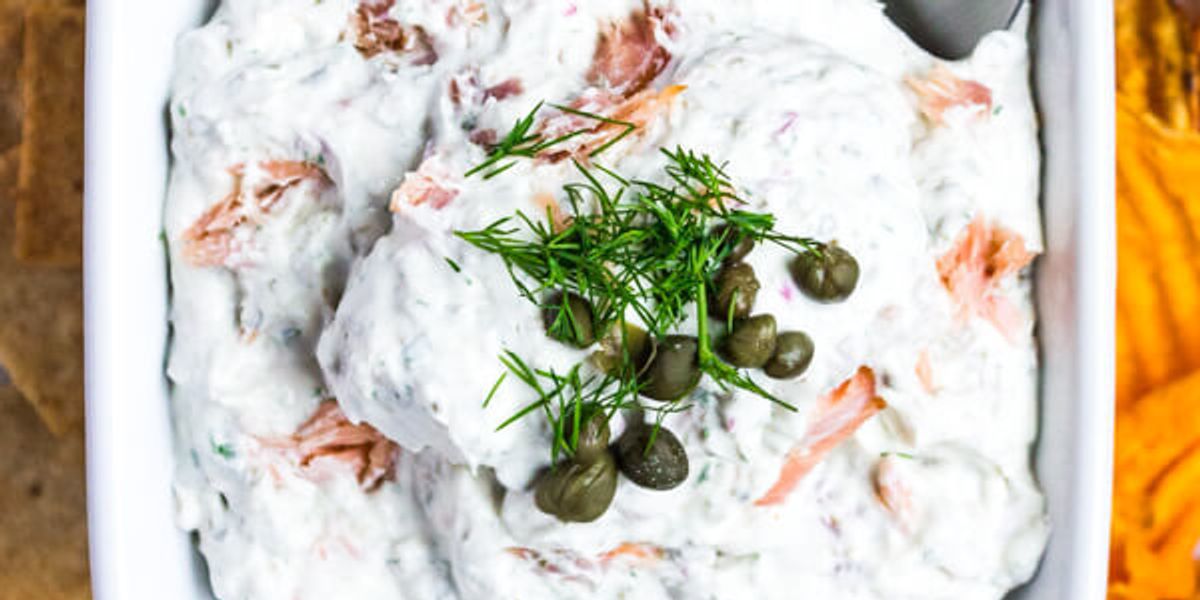 Smoked Salmon Dip with Dill & Capers My Recipe Magic
