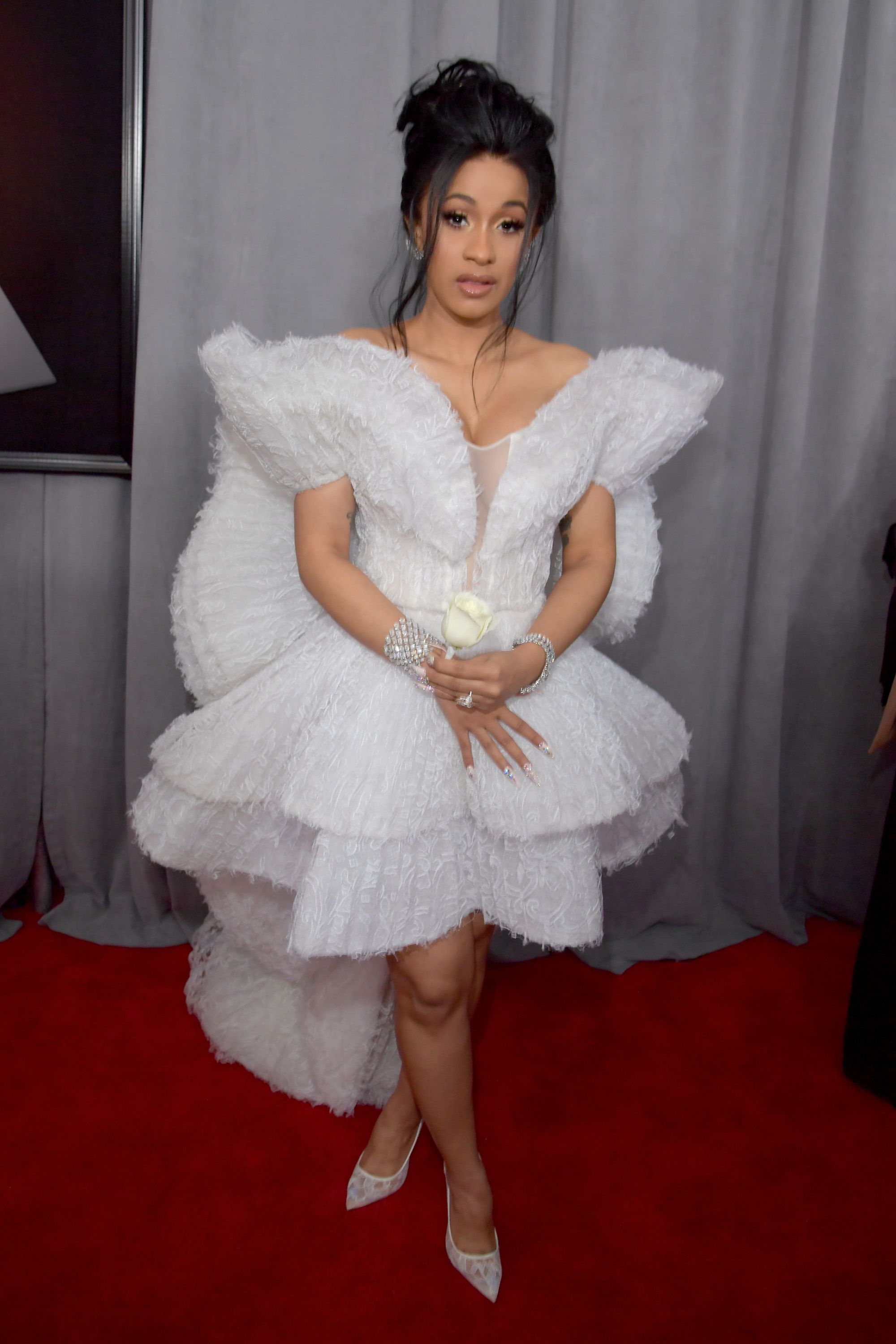 Cardi B s Grammy Dresses Took 150 Hours to Make PAPER Magazine