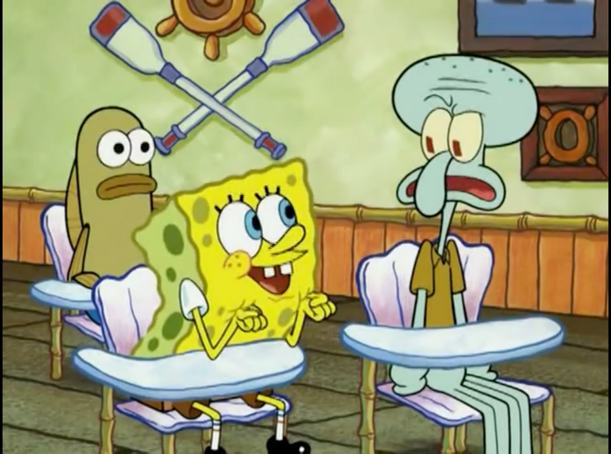 The 11 Stages Of Your Average High School Day, As Told By SpongeBob Characters