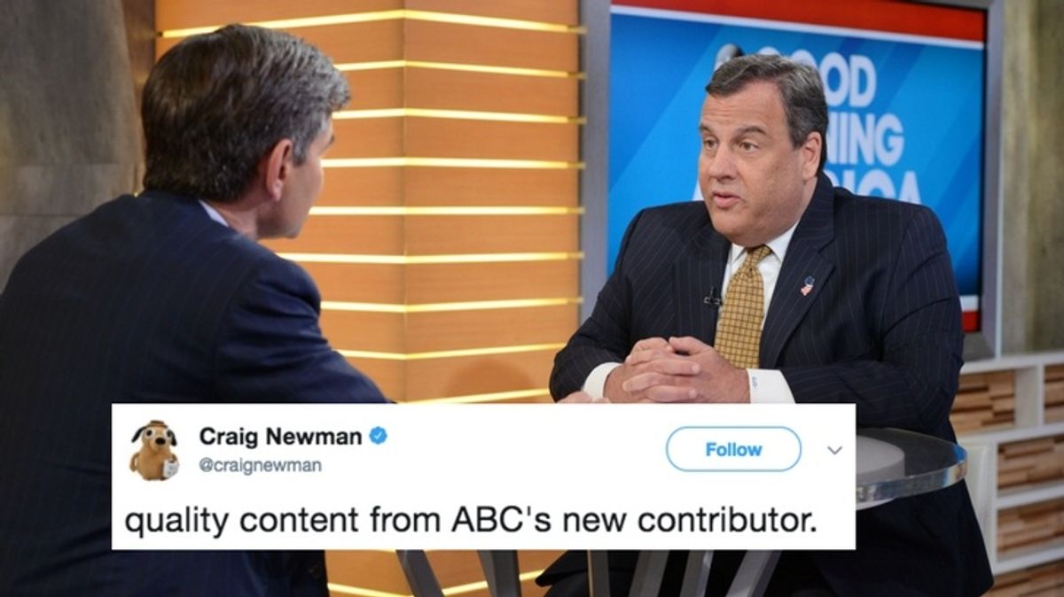 Chris Christie Joins ABC as Political Contributor, Says Mueller Is Not to Be 'Trifled With'