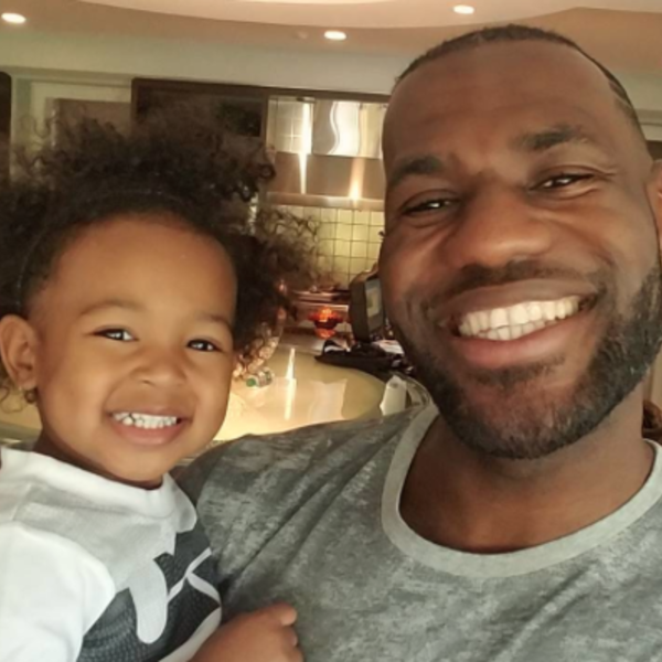 This Photo Of LeBron’s Daughter Reminds Us That Little Girls Run Their Daddies