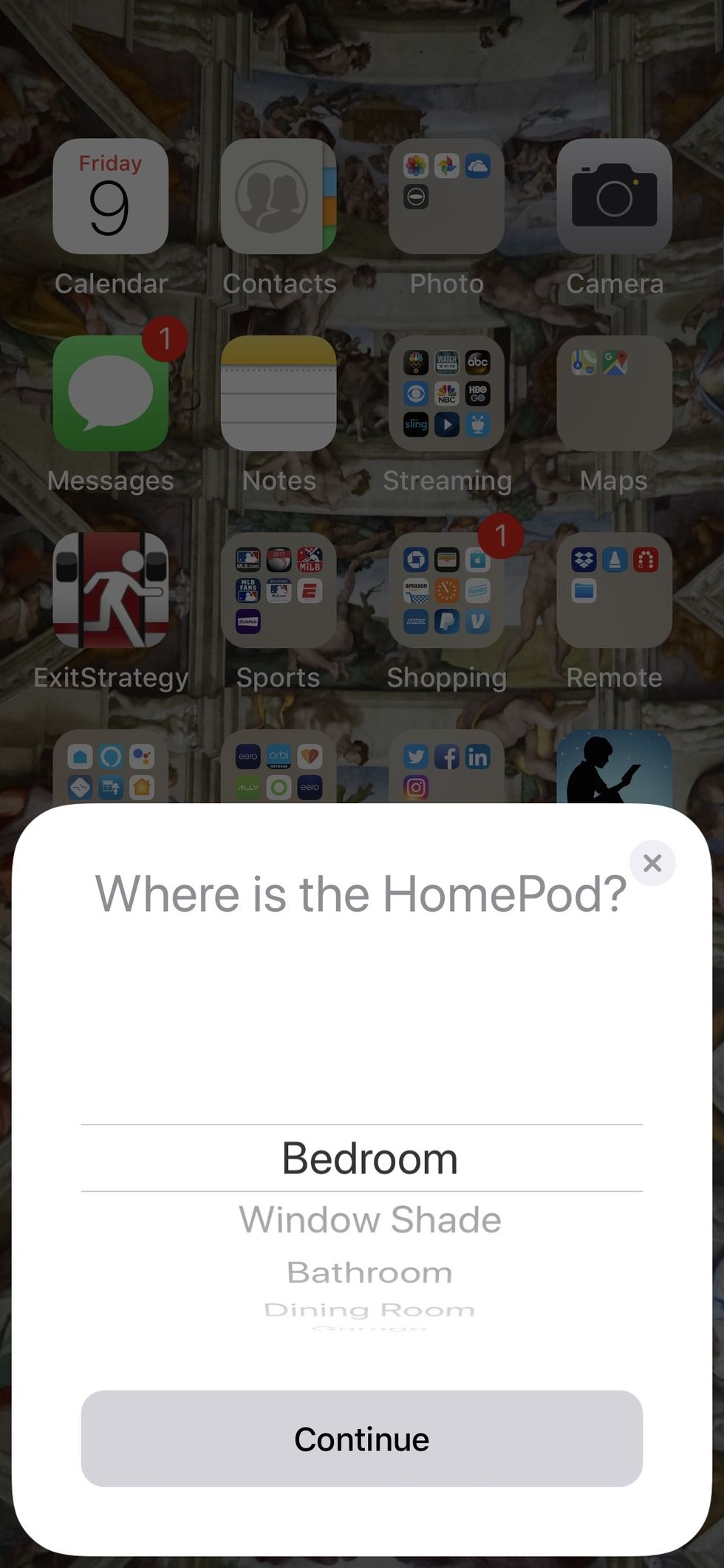 screenshot of apple app on an iphone