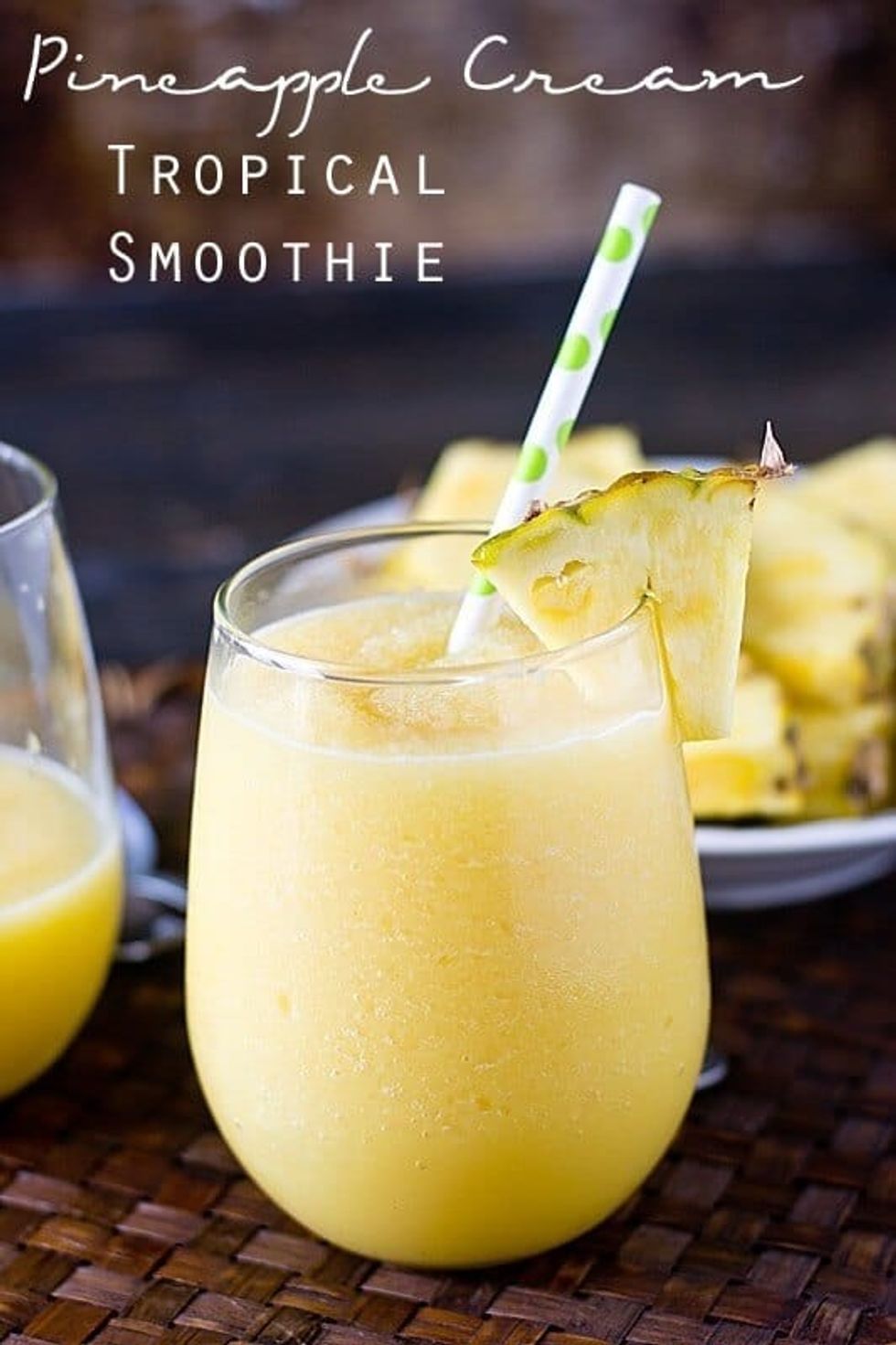 PINEAPPLE CREAM TROPICAL SMOOTHIE - My Recipe Magic