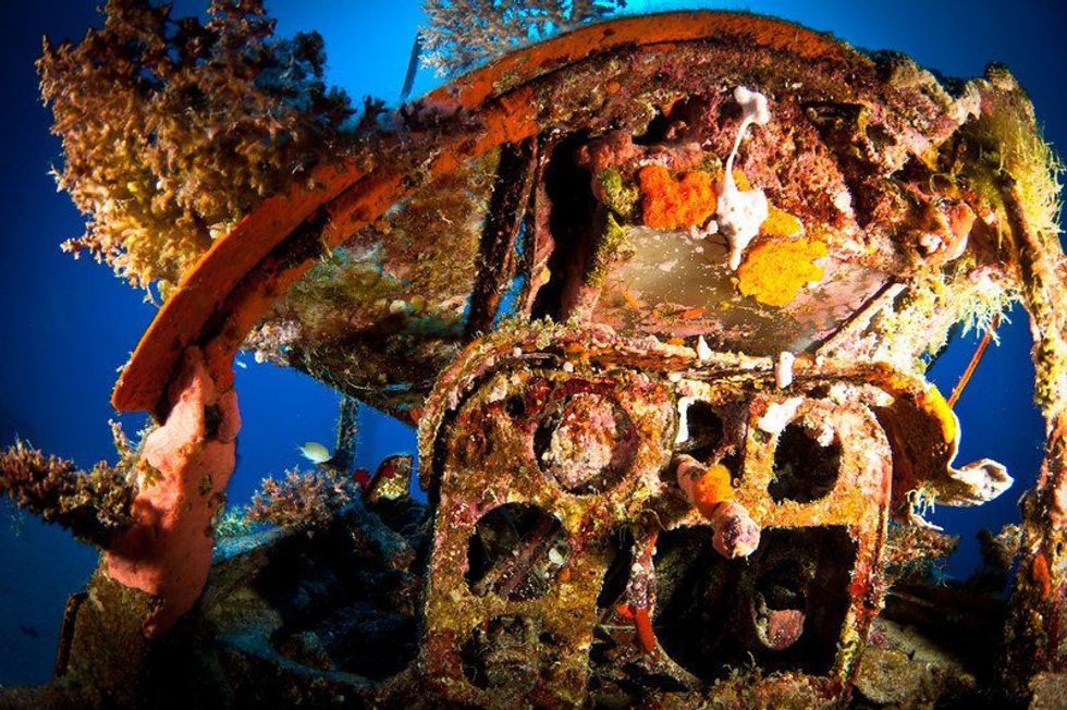 Amazing Photos Show An Underwater Graveyard Filled With Wwii Airplanes