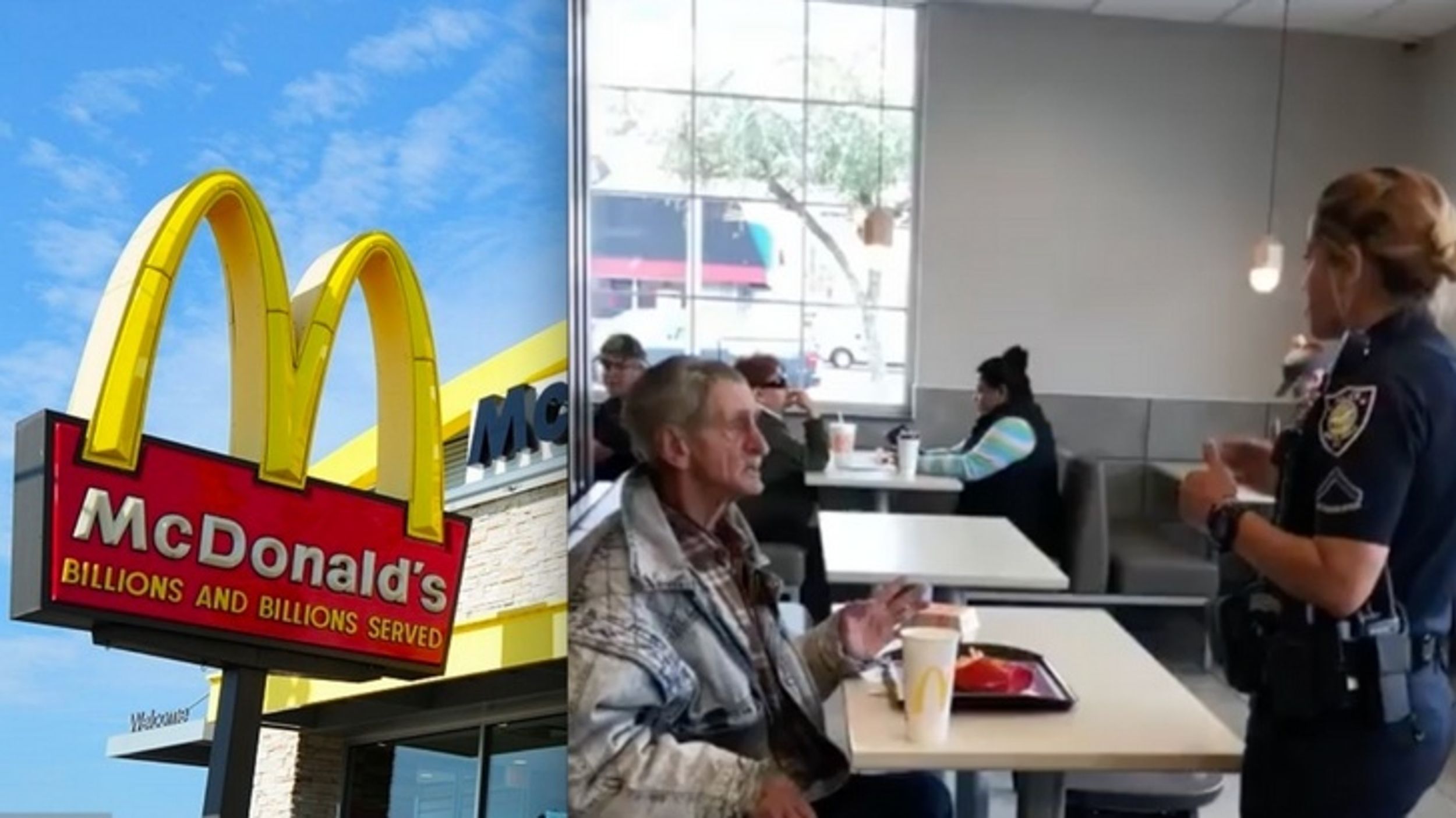 Yossi Gallo Gets Kicked Out of McDonald's After Feeding a Homelss Man