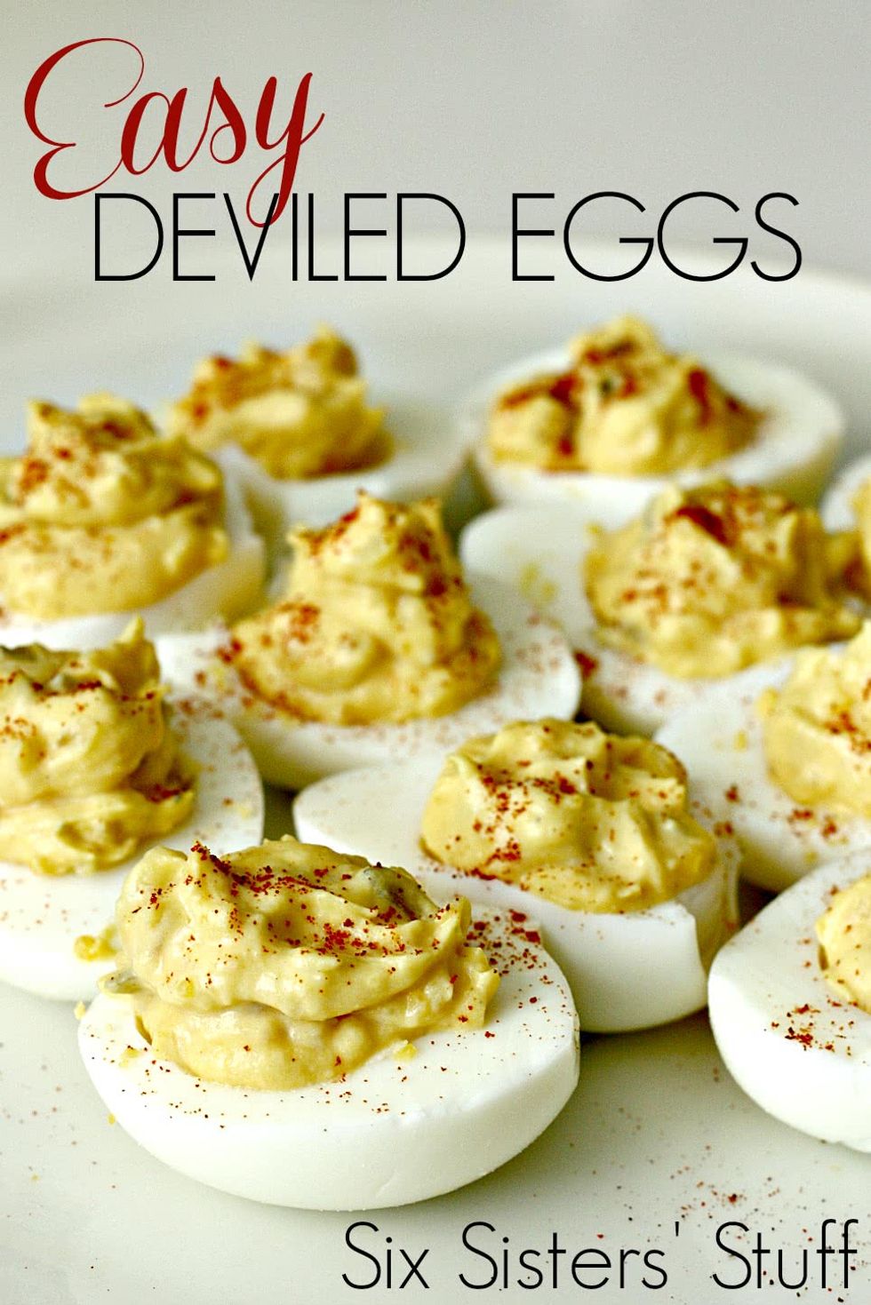 Easy Deviled Eggs Recipe - My Recipe Magic