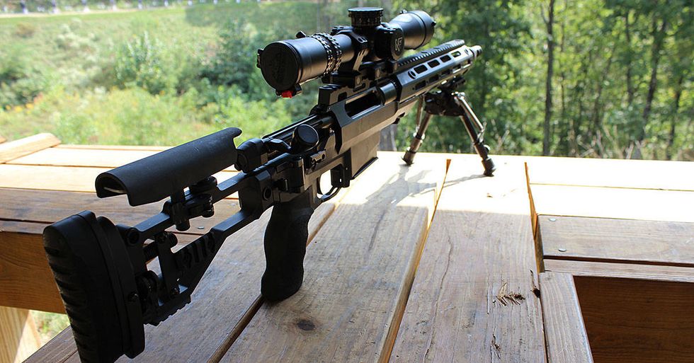 This spec ops sniper rifle fits inside a 'granola-eater' backpack ...