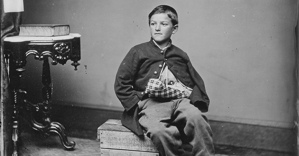 This was the youngest soldier wounded in the Civil War Americas