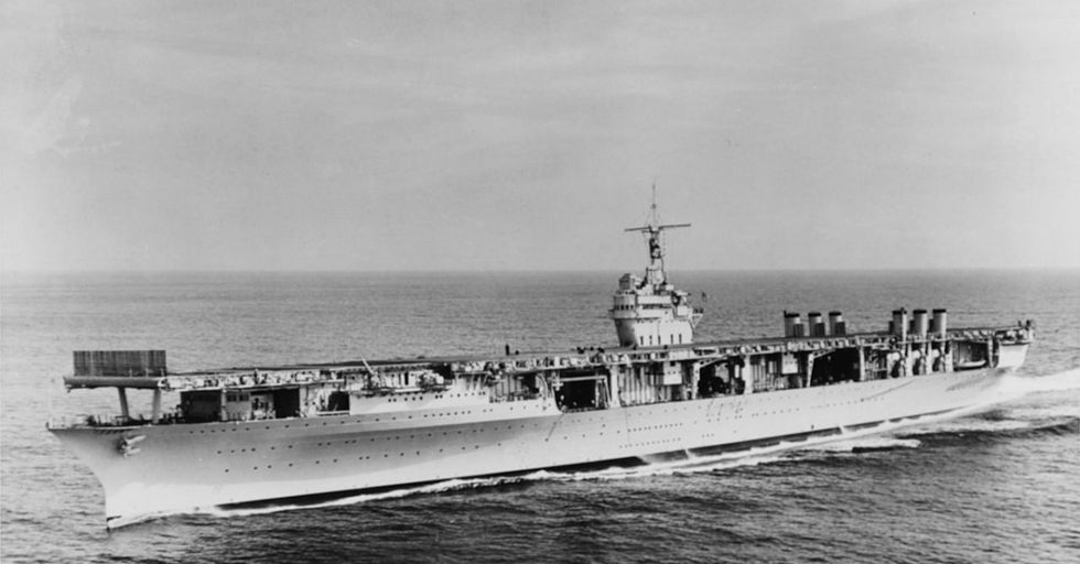 This was America's first true aircraft carrier Americas Military