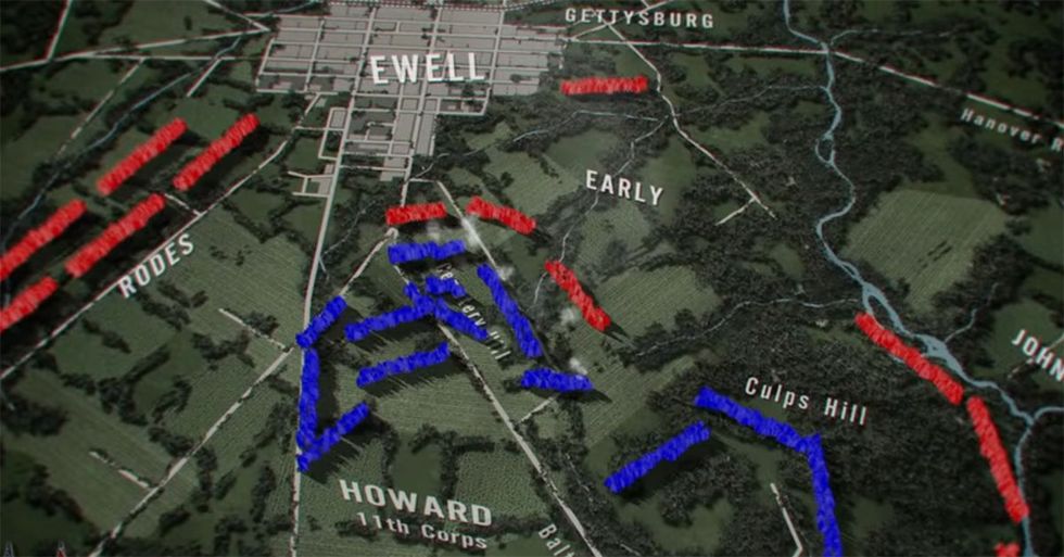 This animated map shows Gettysburg in a whole new way Americas