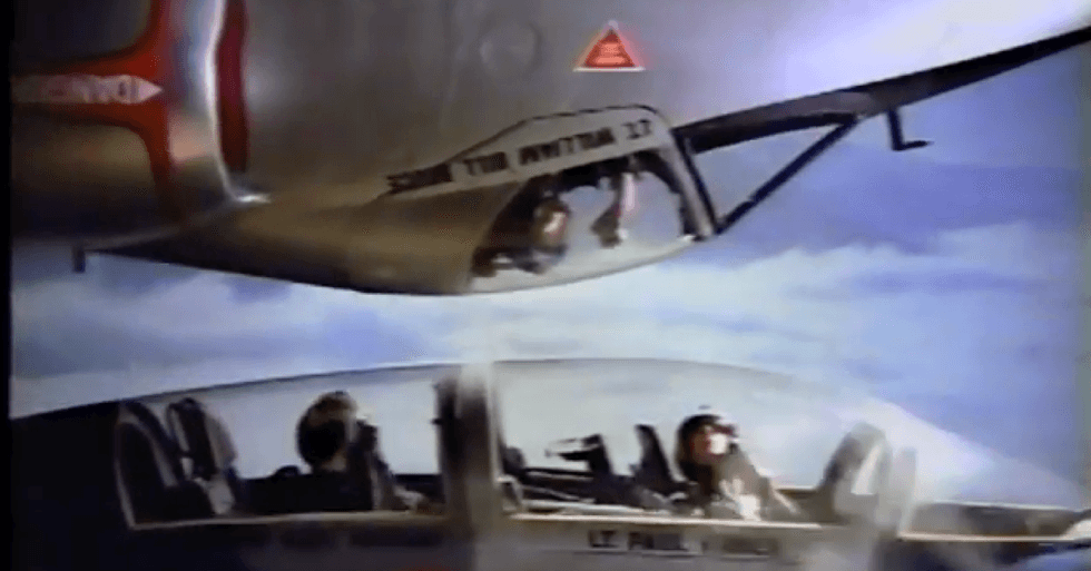 This is the cheesy 'Top Gun' commercial Pepsi made in the 1980s