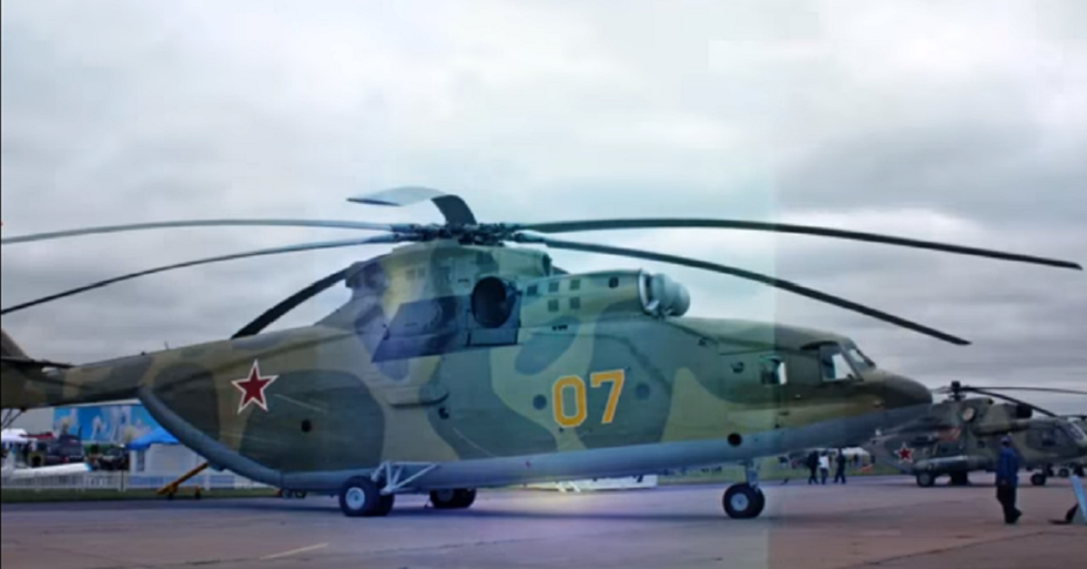 This Russian beast is the world's biggest helicopter ...