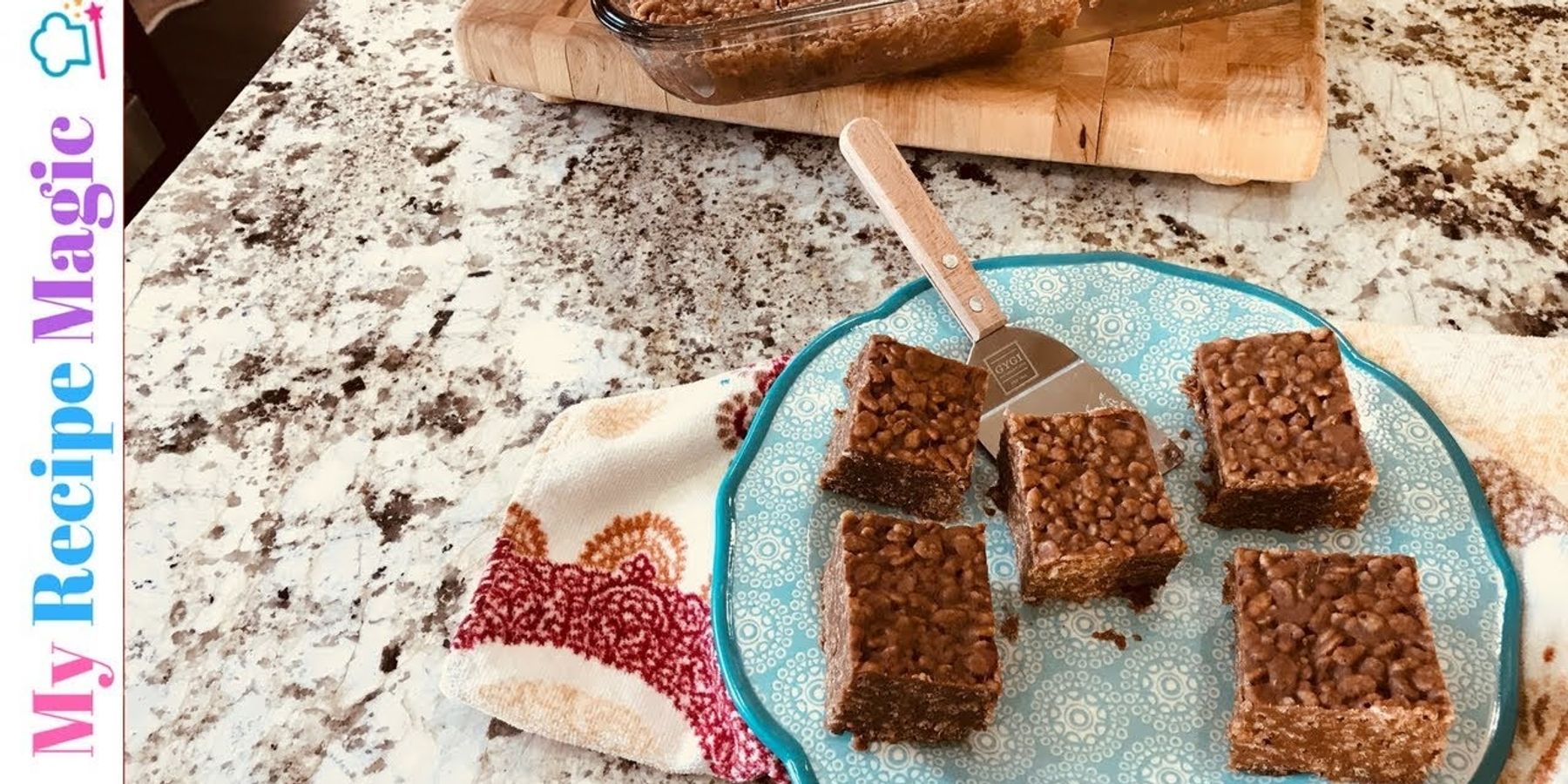 Chocolate Peanut Butter Rice Krispies Bars