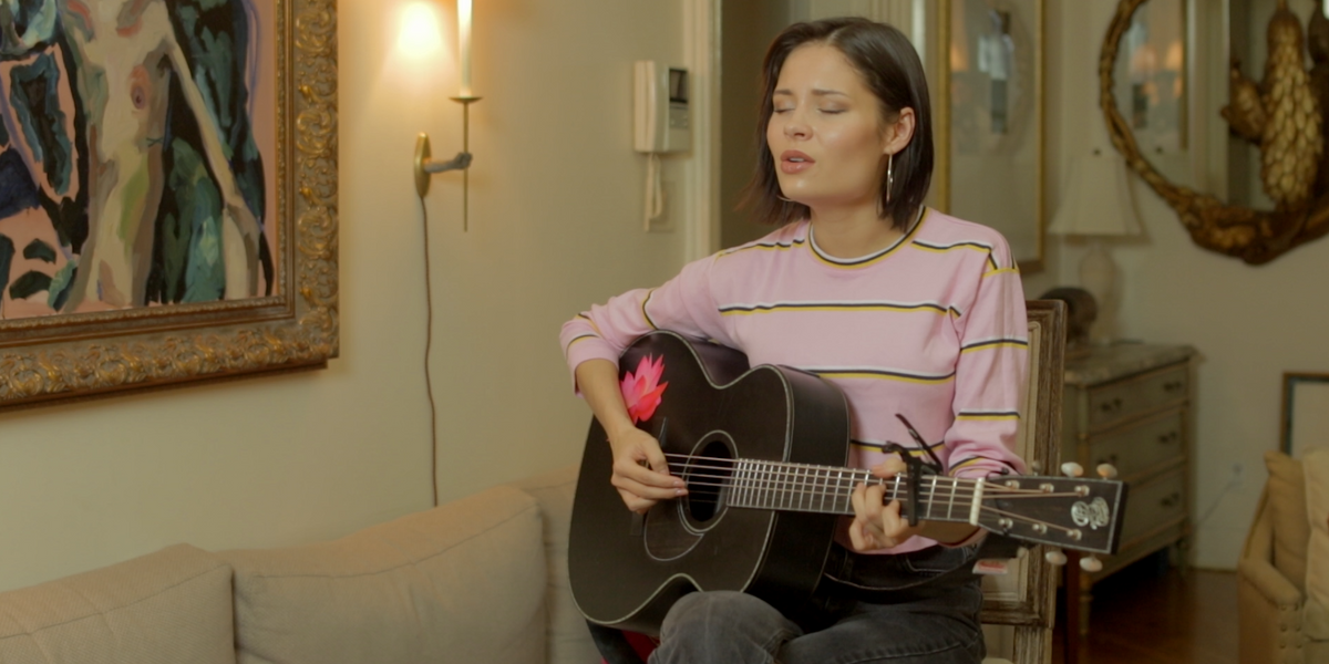 Nina Nesbitt Visits the PAPER Penthouse