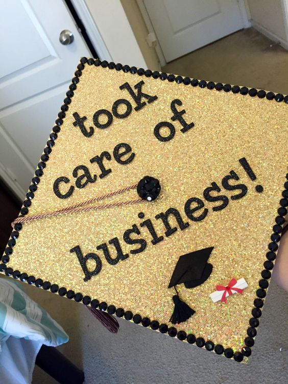 graduation cap ideas for business majors