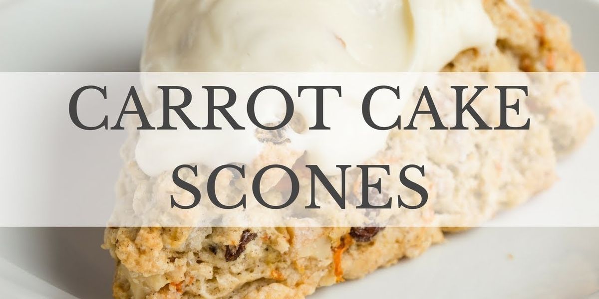 Carrot Cake Scones