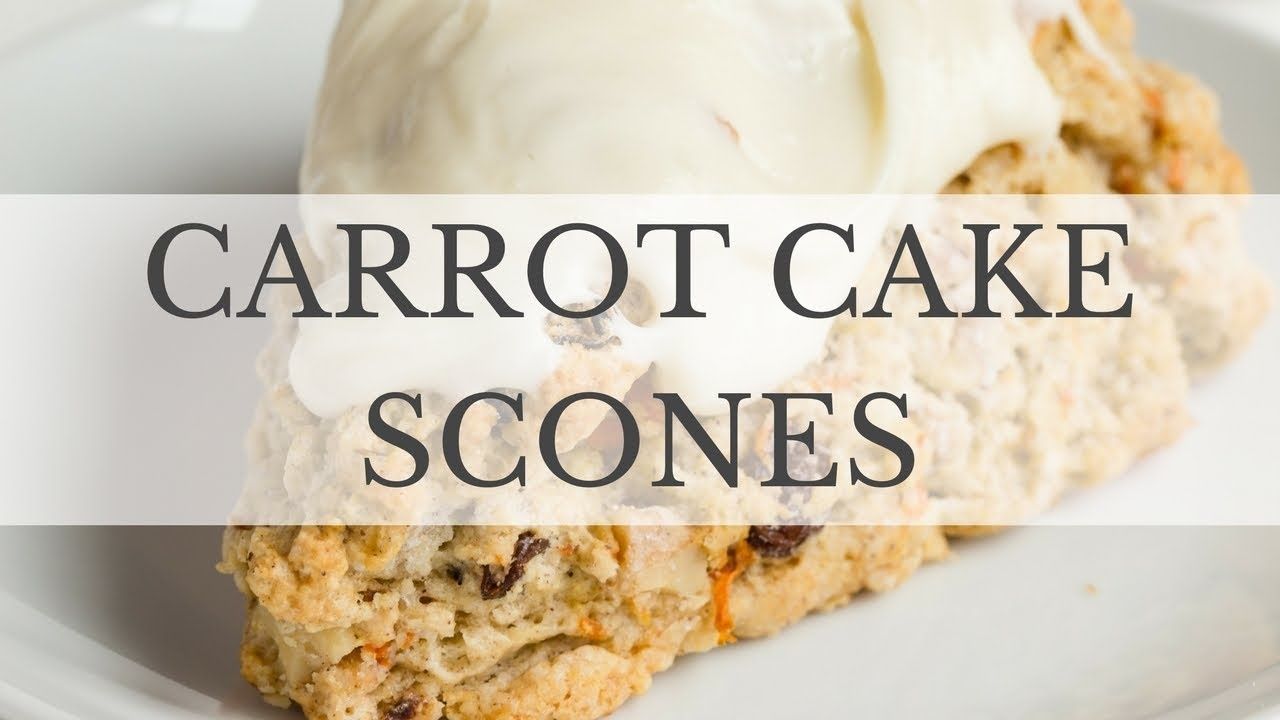 Carrot Cake Scones