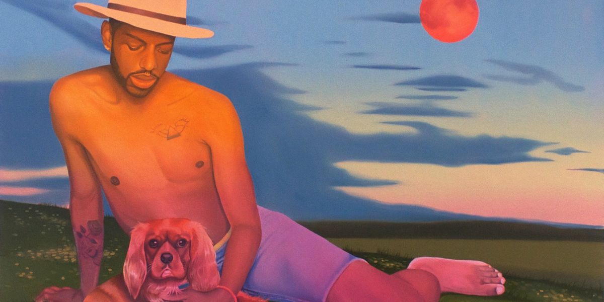 Danny Ferrell's Paintings Depict Queer Men as Royalty