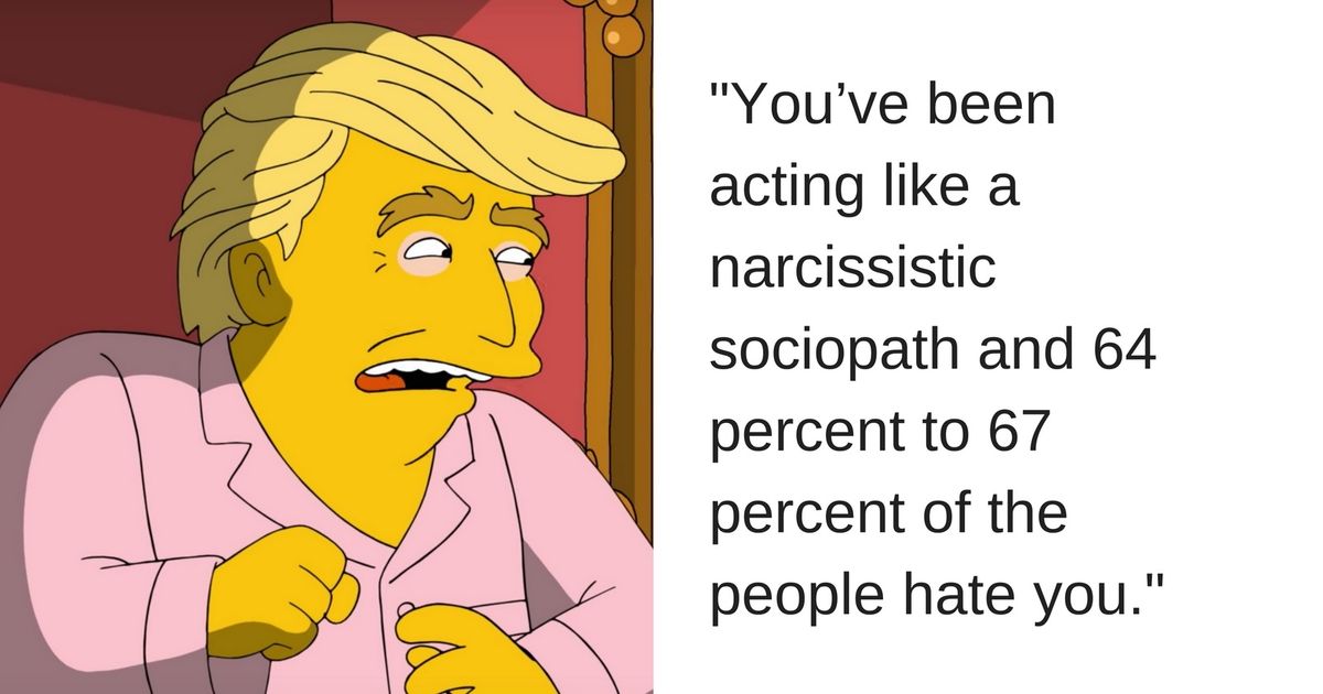 'The Simpsons' Just Slammed President Trump Yet Again in Their Latest Cartoon
