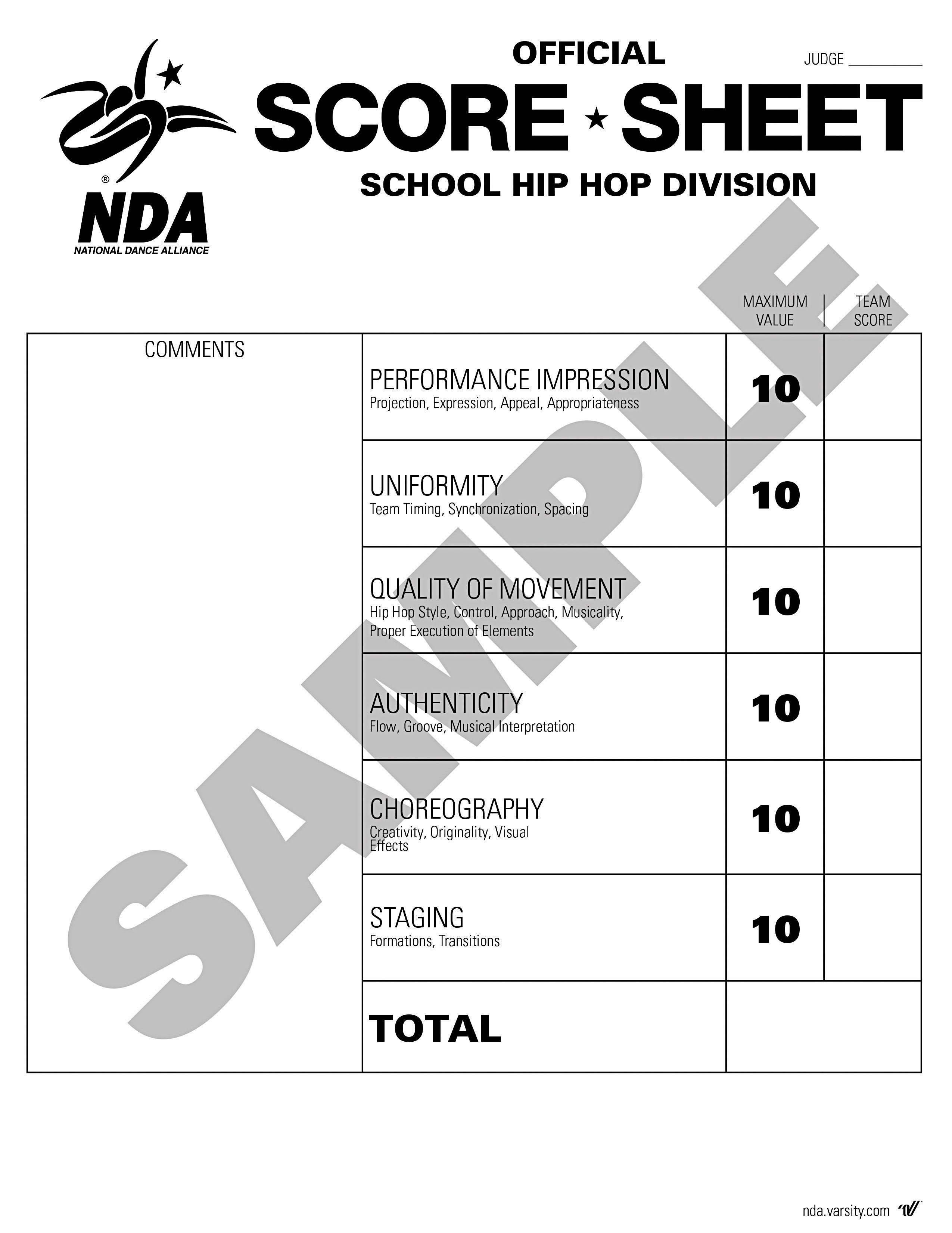 Dance Team Score Sheets Decoded: A Breakdown For Your Best Nationals ...