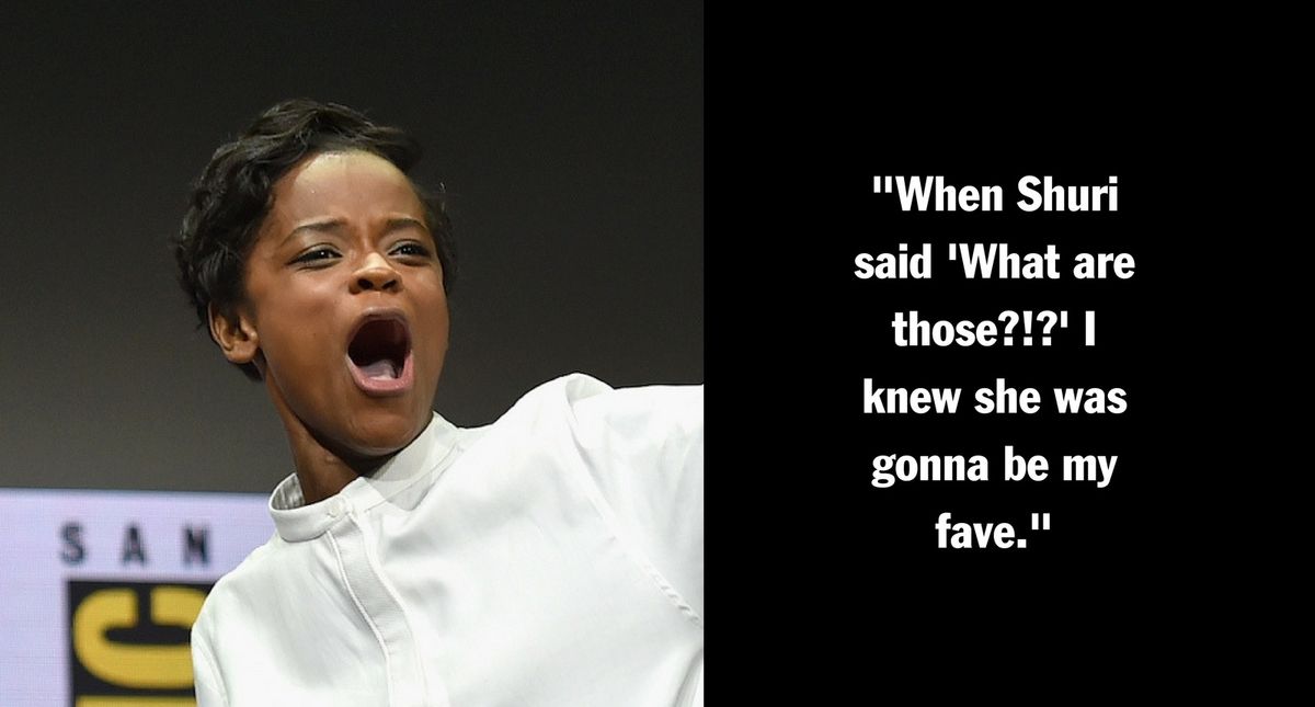 Letitia Wright's 'What Are Those?' Line From 'Black Panther' Is Making Her Self-Conscious About Shoes