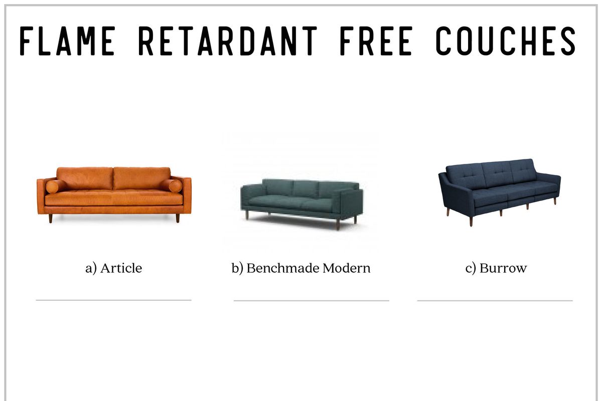 6 Online Modern Couches Without Flame Retardants Because Health