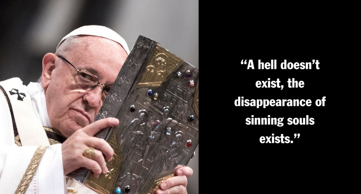 The Vatican Is in Damage Control Mode After Pope Francis Is Misquoted Saying 'Hell Does Not Exist'