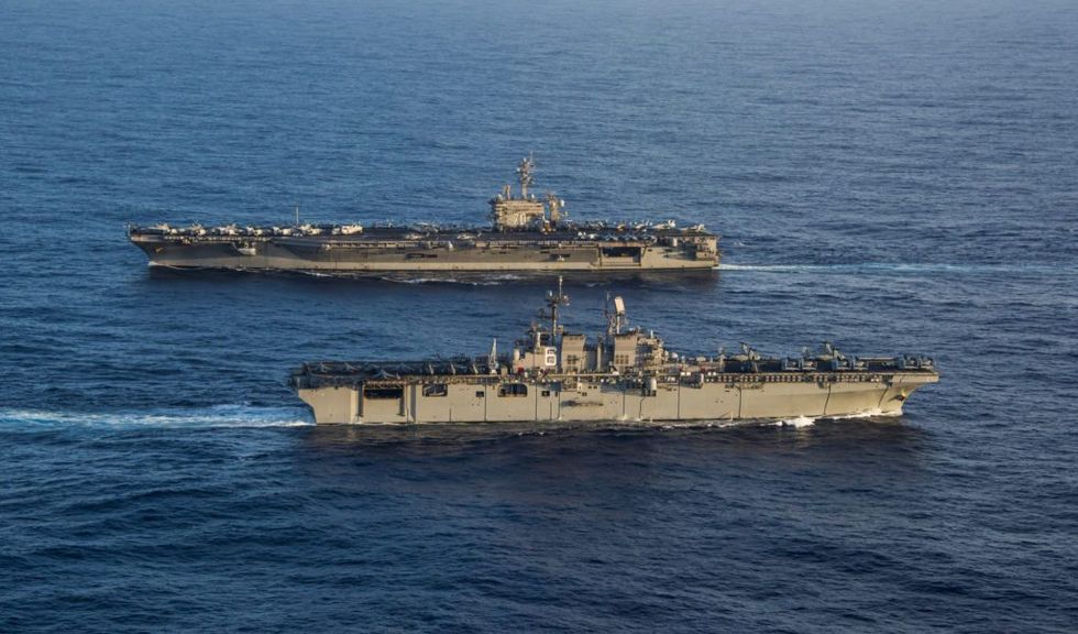 The Navy's amphibious assault ships can be emergency carriers ...