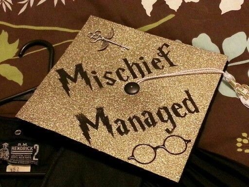 15 Graduation Cap Decorating Ideas For The Truest Harry Potter Fans