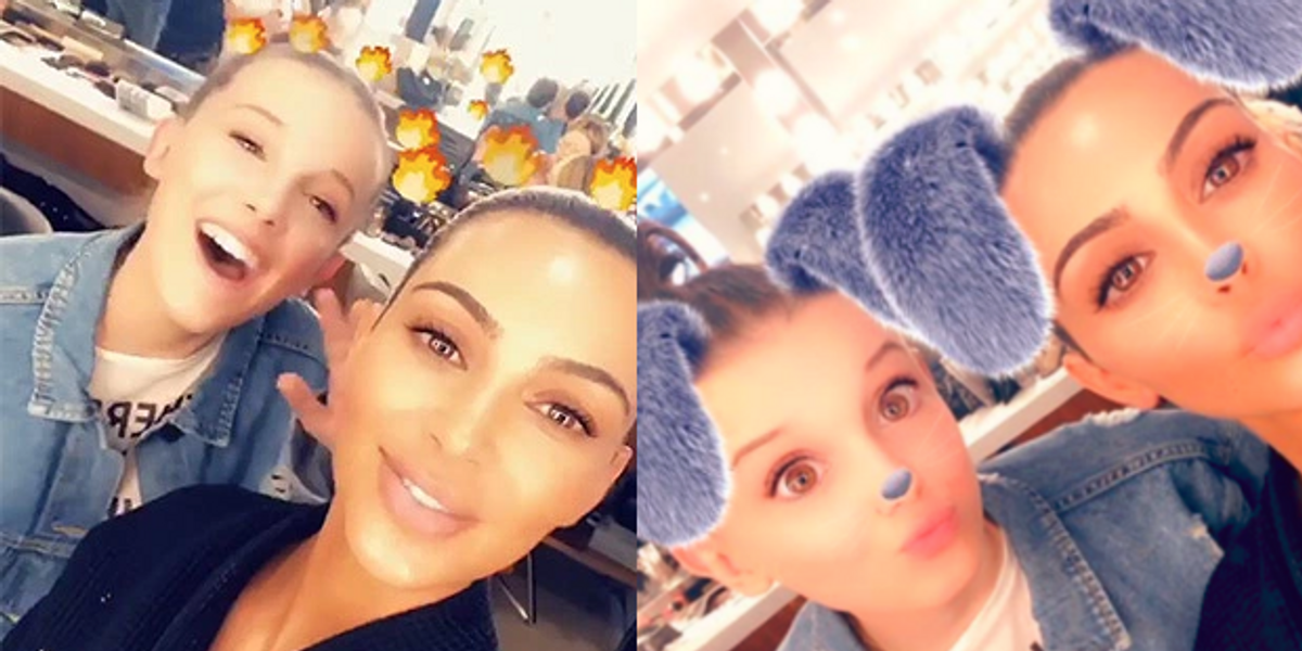 Millie Bobby Brown Finally Meets Kim K