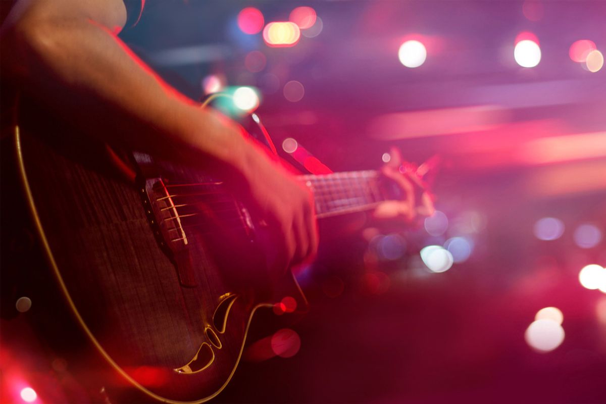 Drone concert guitar istock