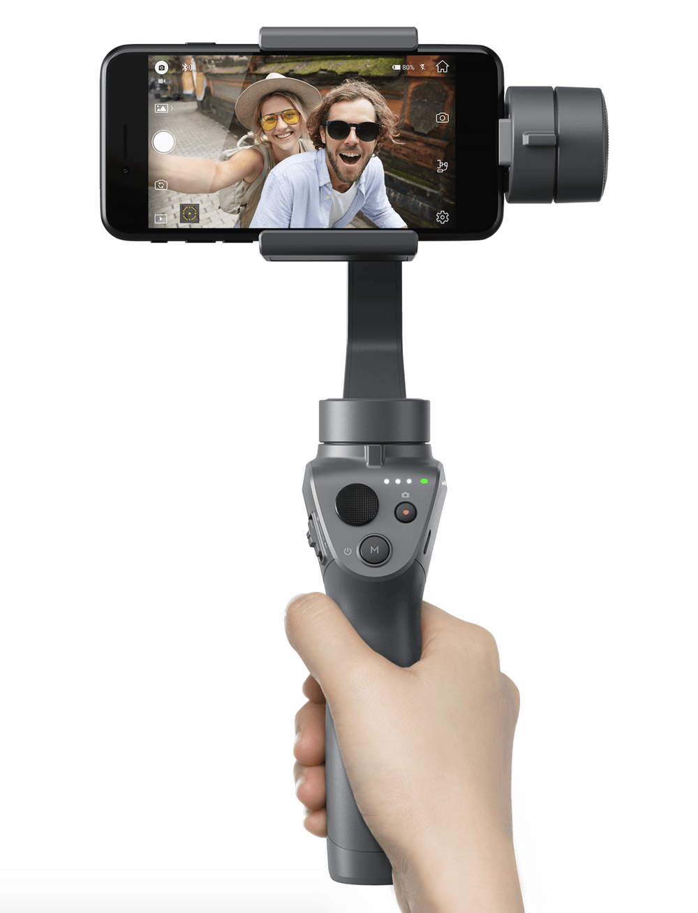 DJI Osmo Mobile 2 phone gimbal creates super smooth video DJI Osmo Mobile 2 phone gimbal creates super smooth video