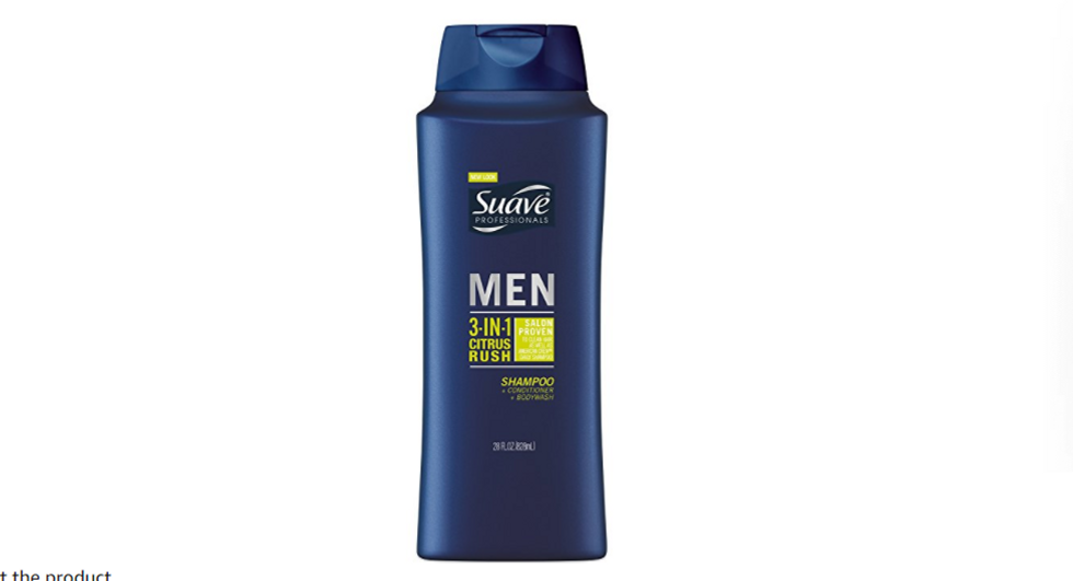 Suave Professional for Men 3-in-1 Hair and Body Wash-Citrus Rush- great for women too