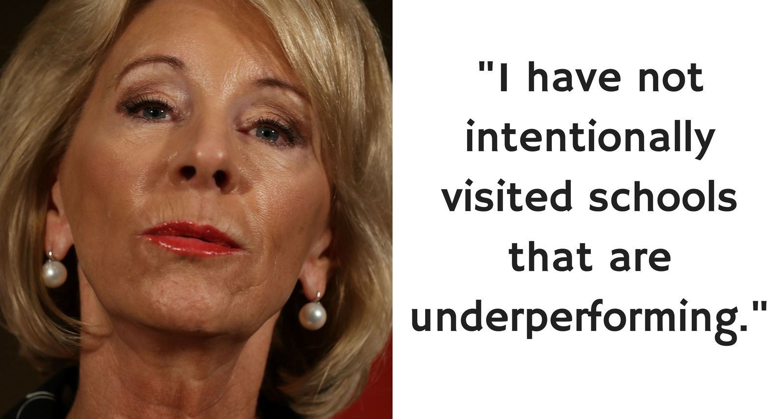 WATCH: Betsy DeVos' '60 Minutes' Interview With Lesley Stahl - Comic Sands