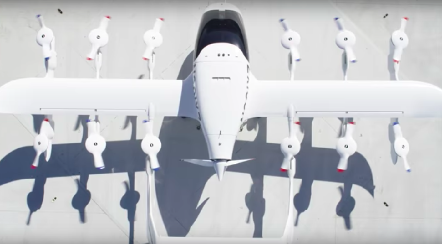 Watch Larry Page’s self-flying air taxi lift-off