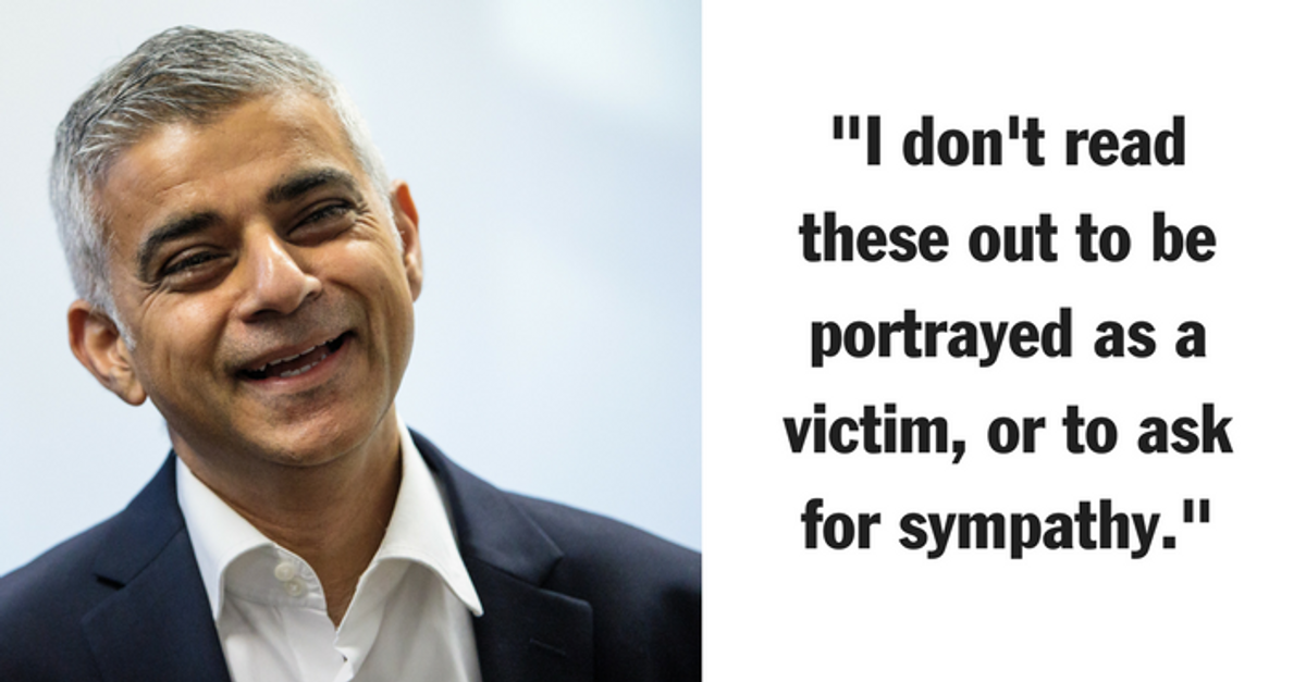 London's Muslim Mayor Sadiq Khan Reads Some Racist Tweets He Receives on a Regular Basis