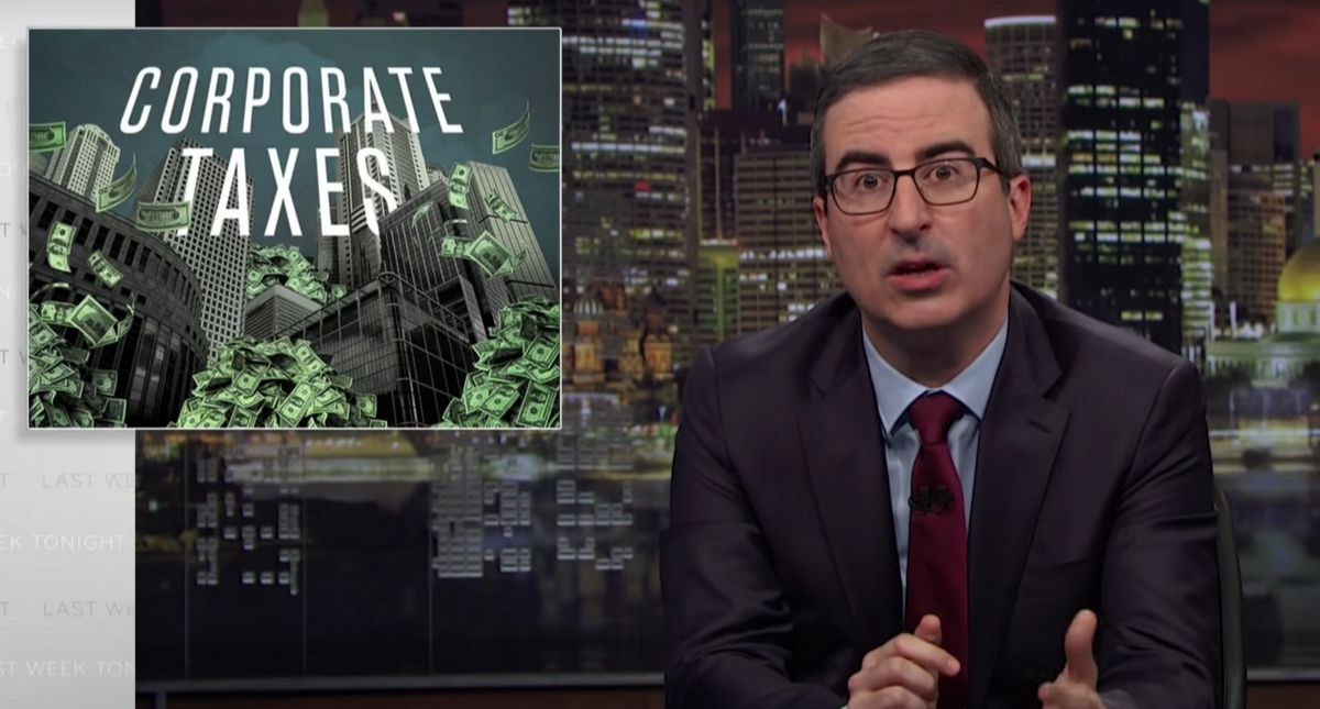 John Oliver Breaks Down Corporate Taxes in Honor of Tax Day