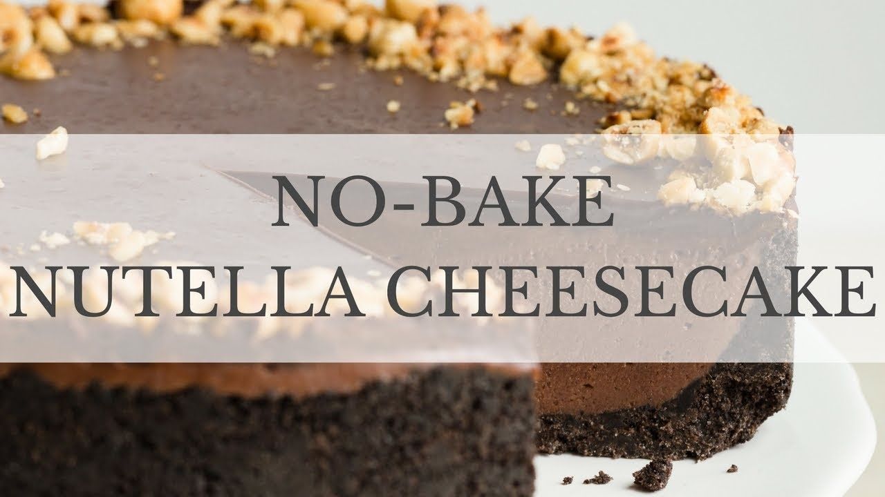 No-Bake Nutella Cheesecake