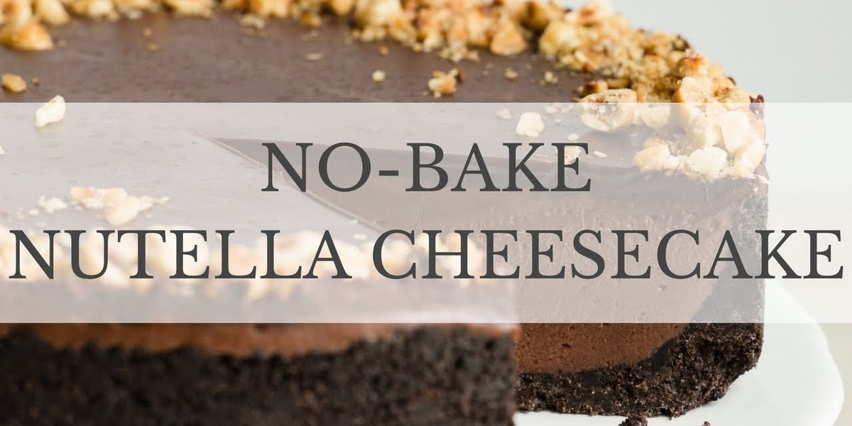 No-Bake Nutella Cheesecake