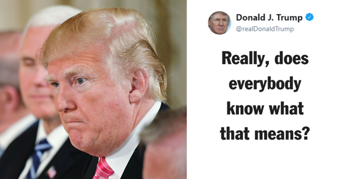 The President's Latest Tweet About 'Special Council' Robert Mueller was Completely Unhinged