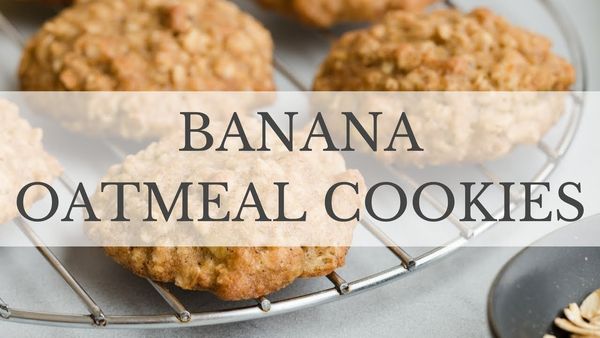 Banana Oatmeal Cookies
