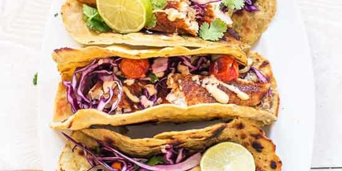 Tilapia fish tacos - My Recipe Magic