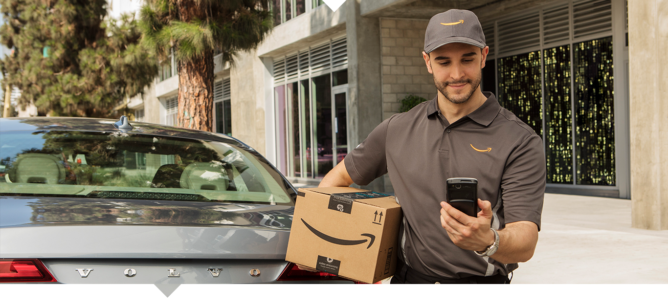 photo of a UPS delivery person.