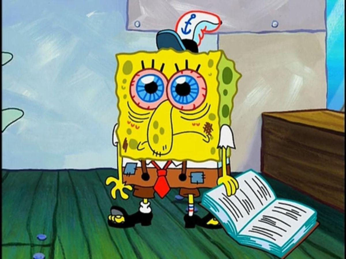 11 SpongeBob SquarePants Memes That Describe Every High Schooler Taking