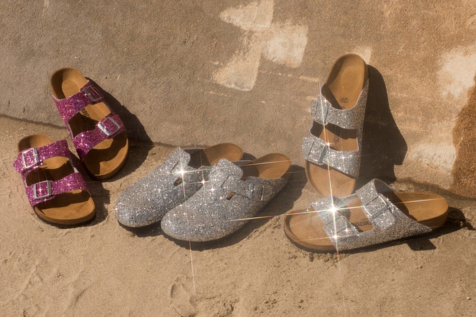 Birkenstock glitter online sandals