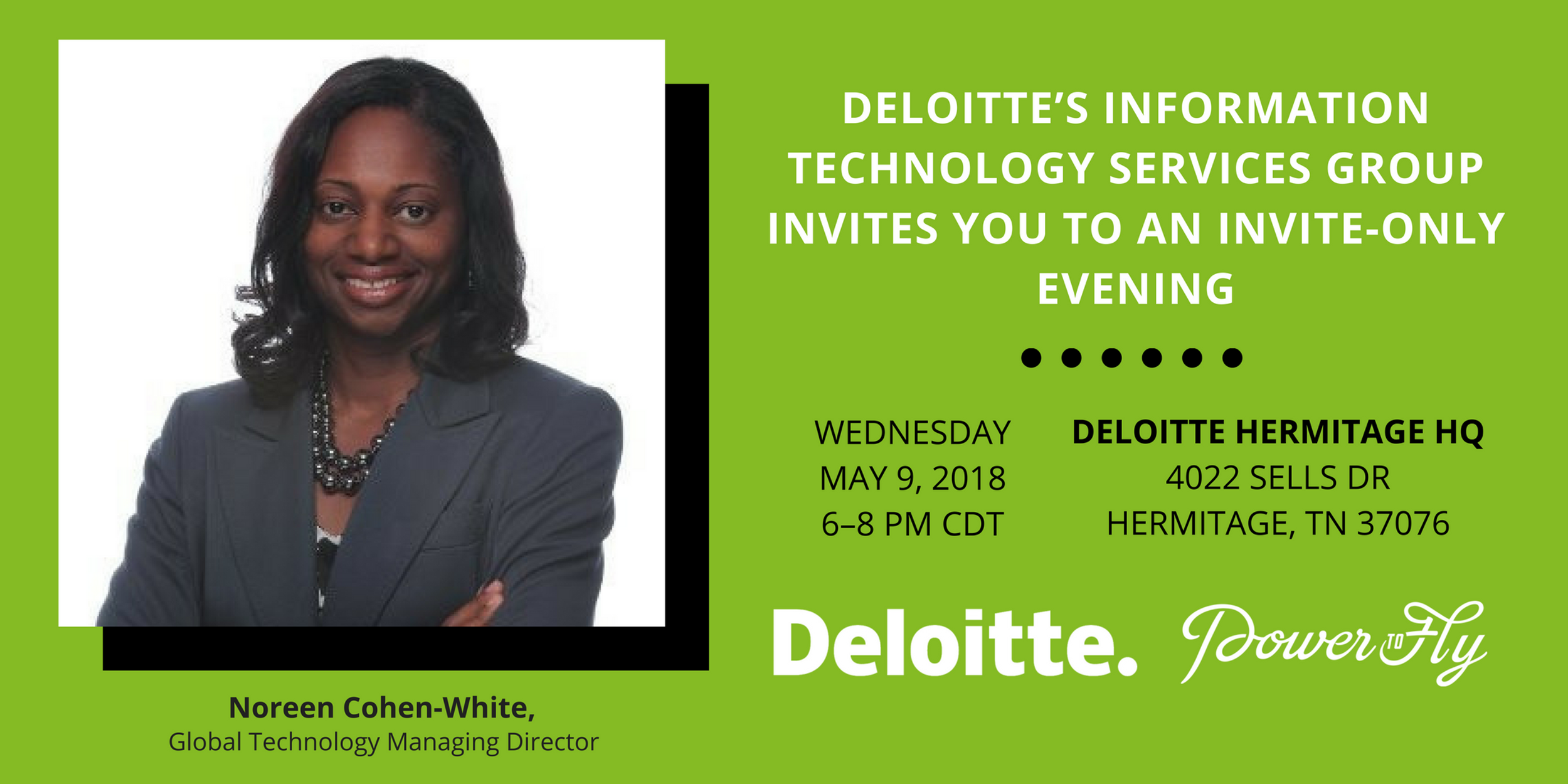 Deloitte’s Information Technology Services Group Invites You to an Invite-Only Evening