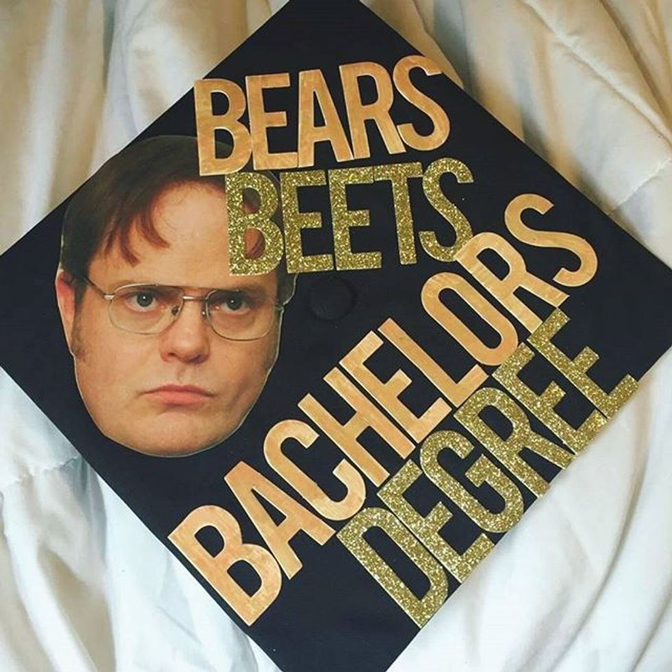 12 Graduation Cap Decorating Ideas For The Ultimate "The Office" Fan
