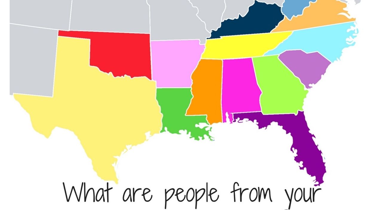 Here’s what you call people from every Southern state