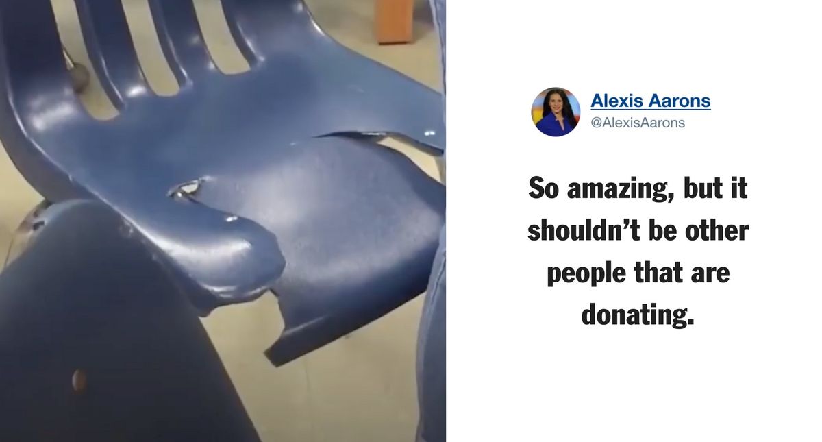 School Supplies Pour in After Oklahoma Teacher Laurissa Kovacs Posts Photo of Broken Chair